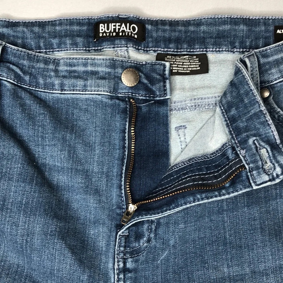 Buffalo David Bitton Alyssa Stretch High Rise Straight Leg Jeans - Picture 6 of 11